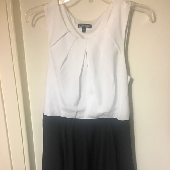 Express Dresses & Skirts - Express white and black. A line shirt dress